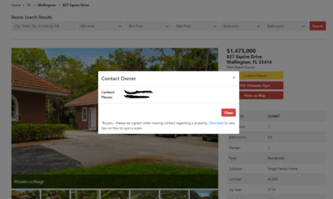 FSBO.com homepage where Realtors can find FSBO leads