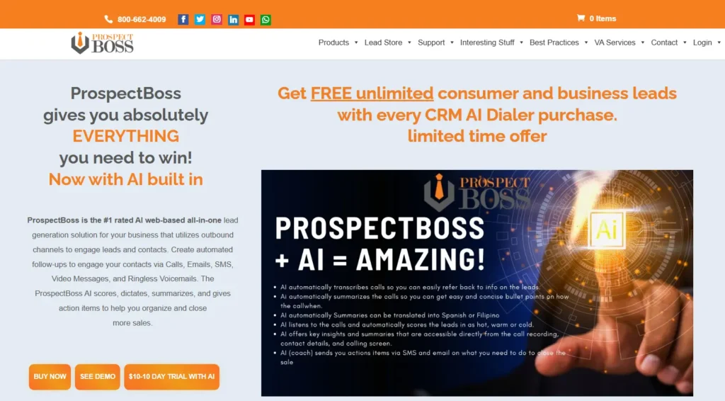 ProspectBoss Homepage